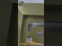 레이저 절단 스테인레스 스틸 스크린 샘플