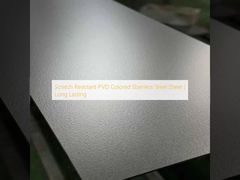 스크래치 방지 PVD 컬러 스테인리스 스틸 시트 | 오래 지속