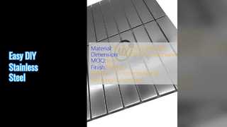 쉬운 DIY 스테인레스 스틸 모자이크 시트