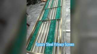 현대 스틸 룸 디바이더 럭셔리 개인 정보 보호 화면