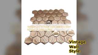 벽용 빈티지 스테인레스 스틸 모자이크