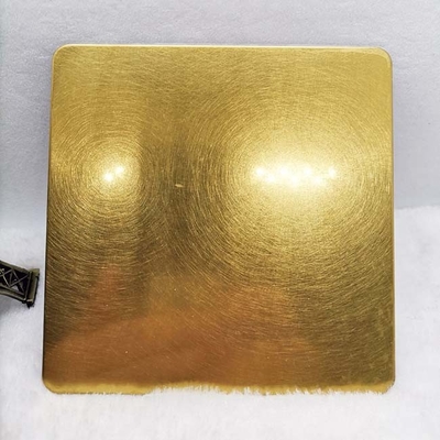 JIS304 금 매우 가는 선은 스테인레스 강판 3 밀리미터를 착색했습니다