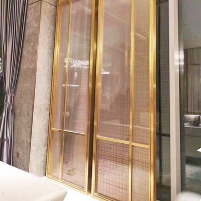 좋은 가격 W450mm H2800mm 실내 스테인레스강 스크린 분할 장식적 금속 패널 매우 가는 선 온라인으로
