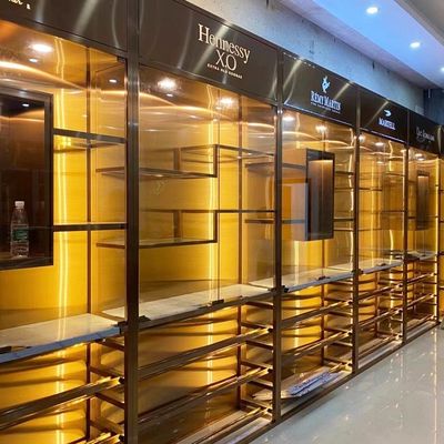 좋은 가격 거실을 위한 0.8 밀리미터 두께 나무로 된 포도주 캐비닛 가구 온라인으로