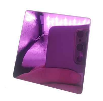 좋은 가격 컬러 스테인레스 스틸 시트 8K 핑크 컬러 호텔 KTV 인테리어 장식 지문 방지 코팅 온라인으로