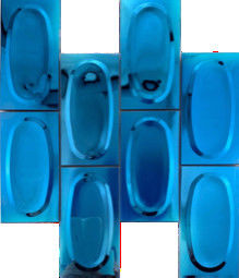 좋은 가격 3 차원의 순환 스테인레스 강 모자이크는 식당 배경 벽을 타일로 덮습니다 온라인으로