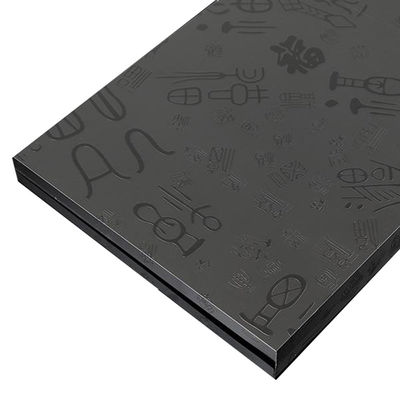 좋은 가격 304 어두운 검은 색 글자 에치링 펄스 로즈 골드 스테인리스 스틸 팩 온라인으로