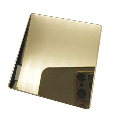 좋은 가격 인테리어 장식 201 204 316 장식 재료 샴페인 금판 거울 8k 스테인레스 스틸 시트 온라인으로