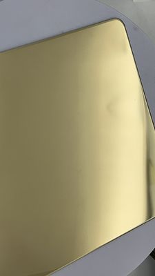 좋은 가격 금속 직물 직물 스테인레스 스틸 색상 PVD 오븐 샴페인 4ft 8ft 장 온라인으로