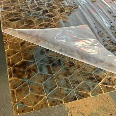 좋은 가격 스테인레스 스틸 시트 레트로 디코레이션 스타일 304 스테인레스 스틸 레드 구리 색상 주식 우선 가격 호텔 디코레이션 온라인으로