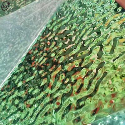  Embossed Pattern Colored Stainless Steel Sheet | Textured Design