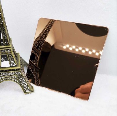 좋은 가격 0.55 내지 3 밀리미터는 벽면 장식물을 위한 닦은 스테인레스 강판 적동광을 반영합니다 온라인으로