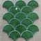 남미 청록색 하늘색 팬 모양의 패턴 벽 장식용 세라믹 모자이크 타일