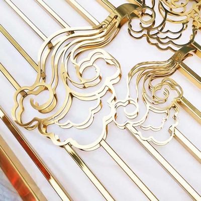 좋은 가격 500*3000mm AISI 316 스테인레스강 스크린 분할은 실내인 방 칸막이를 반영했습니다 온라인으로