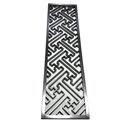 좋은 가격 검은 장미 금청동 고대 매우 가는 브러시 거울 예술 양식 스테인레스강 스크린 분할 방 분할 패널 온라인으로