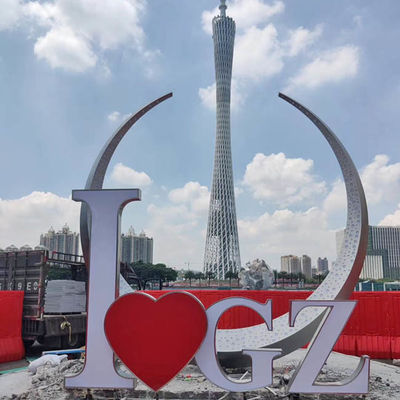 좋은 가격 ODM 스플렌드 304 장식용 스테인리스 스틸 조각상 야외 풀문 모델링 미술 그림 색상 316L 조각상 온라인으로