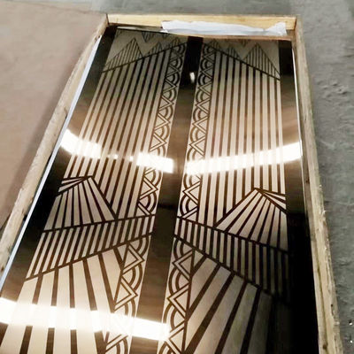 좋은 가격 은 거울 색상 304 스테인레스 스틸 에치드 패널을 들어올리기 위해 온라인으로