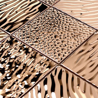 좋은 가격 매력적 인 크로스 스테인리스 스틸 모자이크 돌판 타일 가정 장식 온라인으로