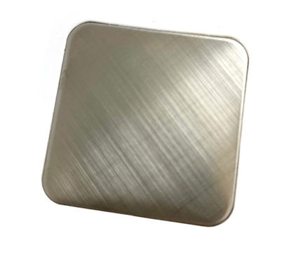 좋은 가격 뜨겁게 중국으로부터의 교차하는 매우 가는 선 45 급 백금 슬리버 주문 제작된 크기 스테인레스 강 컬러 플레이트를 팔기 온라인으로