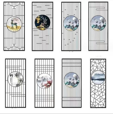 좋은 가격 맞춤형 벽실 분리판 벽벽 벽난로 상어실 풍경화 금속 화면 온라인으로