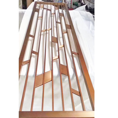 좋은 가격 304 로즈 골드 브론즈 헤어 라인 스테인레스 스틸 디바이더 붓 스틸 파티션 온라인으로