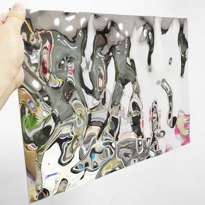 좋은 가격 304 1.5MM 두께 미러 웨이브 워터 리플 Pvd 컬러 허니콤 패널 온라인으로