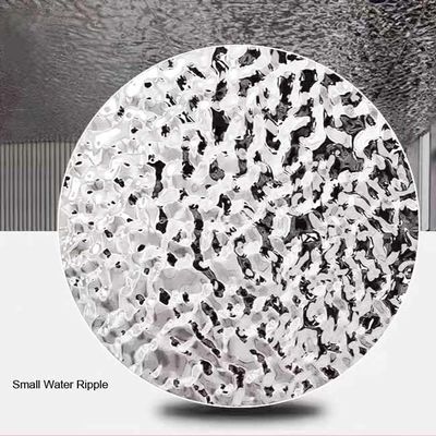 좋은 가격 304 20MM THK 미러 웨이브 워터 리플 4000mm 스테인리스 스틸 시트 (허니콤 포함) 온라인으로