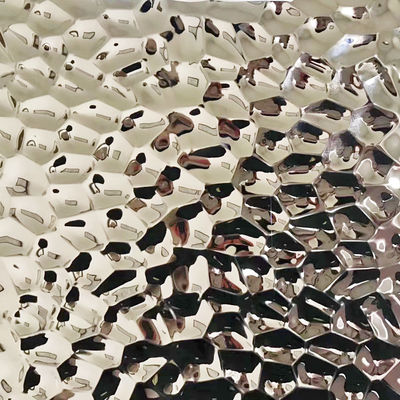 좋은 가격 은 보석 푸른 물 물 파도 웅진 판 스테인리스 스틸 엽 벽 장식 온라인으로