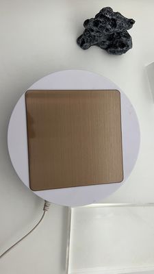 좋은 가격 헤어 라인 구리 청동 PVD 색상 충분한 두께 스테인리스 스틸 8ft 10ft 온라인으로