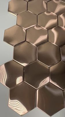 좋은 가격 실내 방 분단기 8k 거울 스테인리스 스틸 장 두께 1mm 로즈 골드 온라인으로