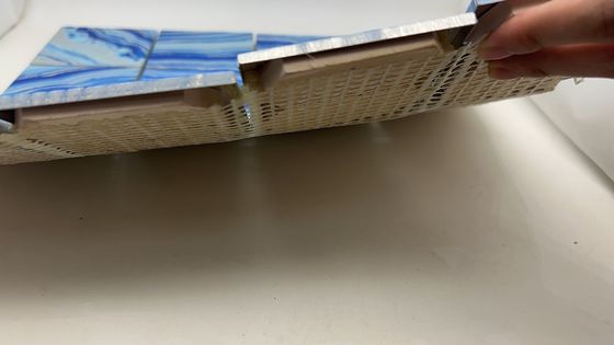 좋은 가격 알루미늄 모자이크 타일 8K 거울 시트 300mm x 300mm PVD 코팅 온라인으로