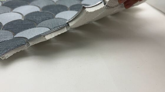 좋은 가격 평면 모자이크 타일 반짝이는 표면 유리 모자이크 sus 304 스테인레스 스틸 모자이크 온라인으로