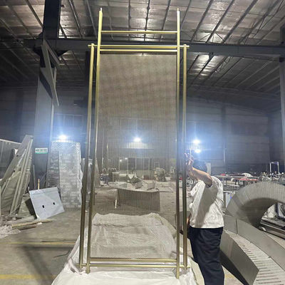 좋은 가격 미국 스타일 레이저 절단 금 스테인리스 스틸 스크린 방 파티션 홈 호텔 레스토랑 온라인으로