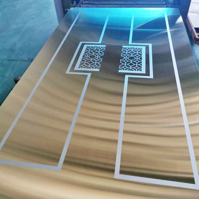 좋은 가격 8K 색상 304 스테인리스 스틸 인테리어 캐비닛에 대한 에치 된 시트 온라인으로