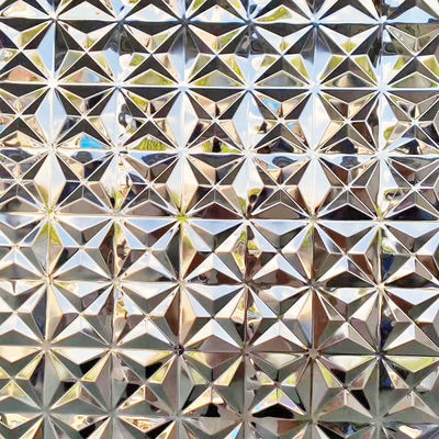 좋은 가격 부각된 물 물결 금 스테인리스 스틸 엽 장식 벽 천장 호텔 온라인으로