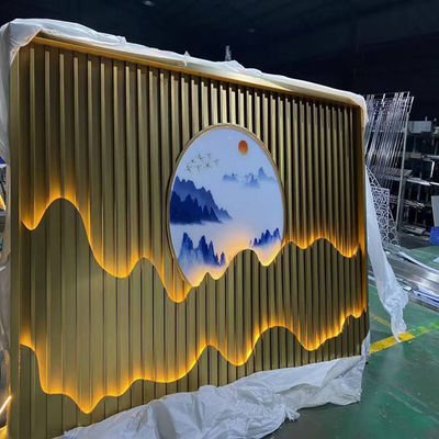 풍경화 중국식 고품질 맞춤형 스테인리스 스틸 금속 스크린