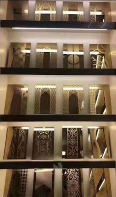 좋은 가격 맞춤형 색상의 스테인리스 스틸 스크린 PVD 코팅 선호 온라인으로