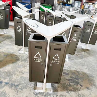 좋은 가격 OEM ODM 업그레이드 컬러 페인팅 316L 거리 깨끗한 스테인레스 스틸 쓰레기통 온라인으로