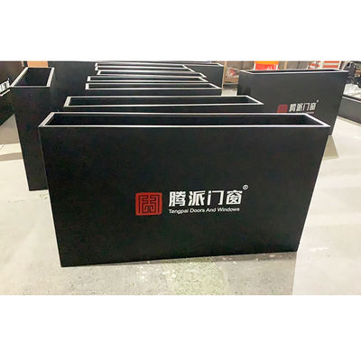 좋은 가격 상업용 야외 정원 가구 금속 공원 철강 공장 냄비 도시 거리 꽃 냄비 온라인으로