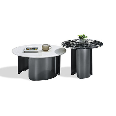 좋은 가격 인공 돌 슬랩 톱 샴페인 금색 스테인리스 스틸 커피 테이블 온라인으로