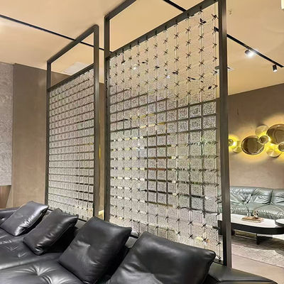 gold 201 304 factory price Metal Frame Stainless Steel Screen With Glass Home Furniture