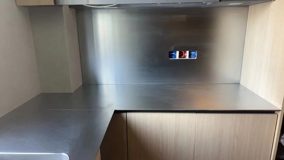 물꼭지가 있는 긁힘 방지 304 스테인리스 스틸 주방 조리대