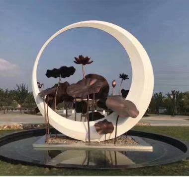 건축 프로젝트용 실버 316L 반짝이는 미러 스테인리스 스틸 조각