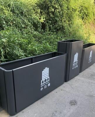 좋은 가격 프리미엄 맞춤형 스테인리스 스틸 야외 화분 박스 (배수 구멍 포함) 온라인으로