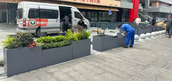 좋은 가격 관개 시스템과 맞춤형 스테인레스 스틸 자체 수분 플랜터 박스 온라인으로