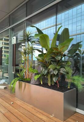 좋은 가격 스테인리스 스틸 메쉬 화분 박스 (이끼 라이너 포함) - 맞춤형 치수 온라인으로