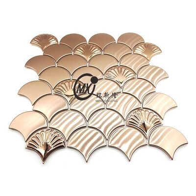 좋은 가격 고급 호텔 장식을 위한 광택 거울 마감 스테인리스 스틸 모자이크 온라인으로