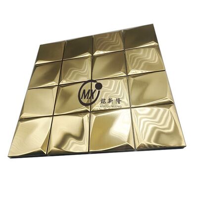 좋은 가격 Barcode Pattern Stainless Steel Mosaic for Modern Retail Shop Decoration 온라인으로