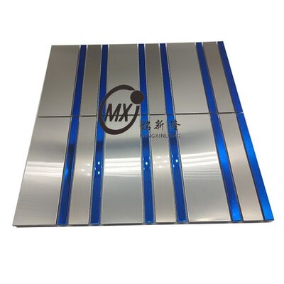 좋은 가격 가구 벽난로 주변 삽입 계단 라이저 모자이크 금속 타일 온라인으로