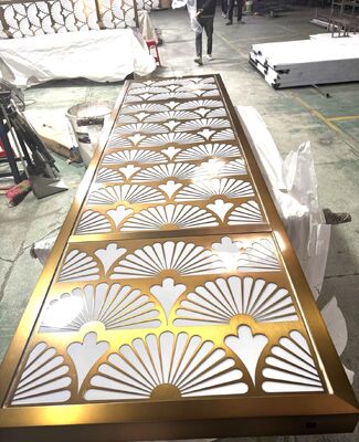 좋은 가격 전시실용 스테인리스 스틸 파티션 패널 온라인으로